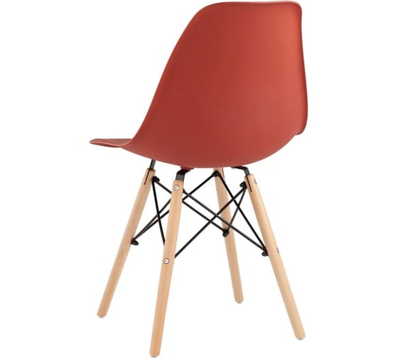 Стул для кухни обеденный Стул Груп EAMES, терракотовый комплект 4 стула Y801-V SEAT terracotta BOX