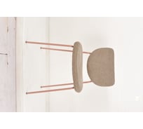 Стул для кухни обеденный Стул Груп Gigi, коричневый, розовые ножки DRC-9155 URL57-3 Red-1