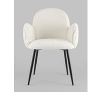 Стул для кухни обеденный Стул Груп Wave Stripes, букле белый VC006 FL 0917-0006/Fl-100 seat