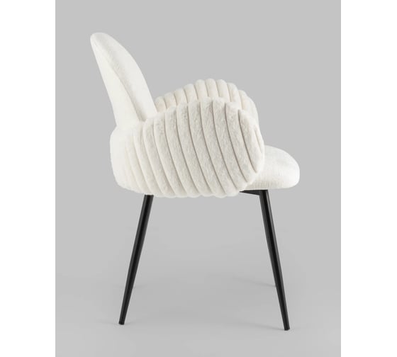 Стул для кухни обеденный Стул Груп Wave Stripes, букле серый VC006 0917-0025/Fl-151 seat