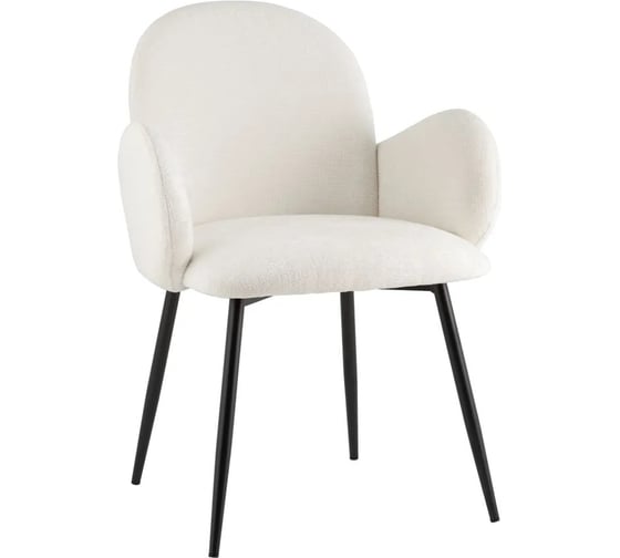 Стул для кухни обеденный Стул Груп Wave, букле белый VC006 B 0917-0006 seat