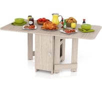 Обеденный стол-книжка Мебельный двор МД-СО-03 ясень шимо светлый 1364171