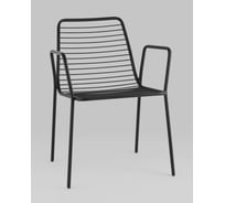 Стул для кухни обеденный Стул Груп с подлокотниками Дели металл черный LV-107-9005
