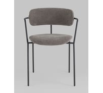 Стул для кухни обеденный Стул Груп Дженни букле темно-серый каркас антрацитово-серый муар AV 469-Cl995-7016T