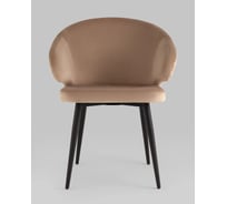 Стул для кухни обеденный Стул Груп с подлокотниками Codo велюр капучино LV-105-H65-06-01P