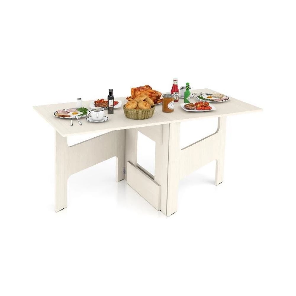 Обеденный стол-книжка Мебельный двор МД-СО-02 дуб 1364165 - выгодная ...