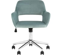 Кресло компьютерное Стул Груп ROSS, велюр, серо-зеленый ROSS CHROME VELVET Olive 61