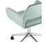 Кресло компьютерное Стул Груп ROSS, велюр, серо-зеленый ROSS CHROME VELVET Olive 61 6