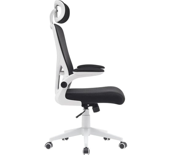 Кресло компьютерное офисное Стул Груп TopChairs Airone, белый, с черной сеткой D-502-1 black