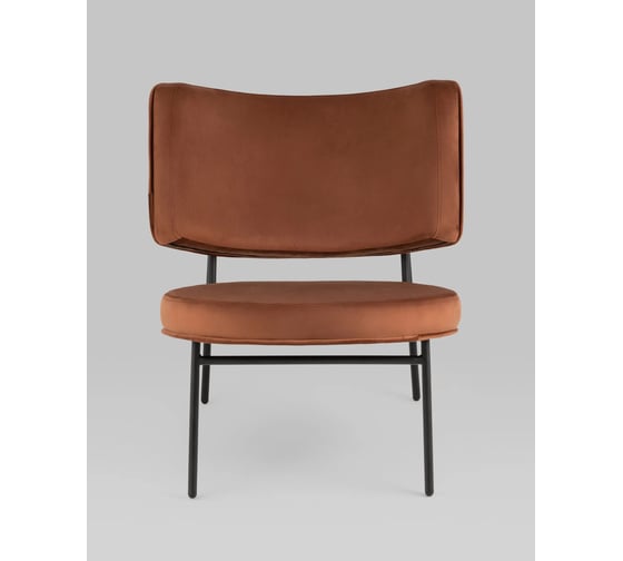 Кресло Стул Груп District Lounge велюр шоколадный LV-101-H23-01