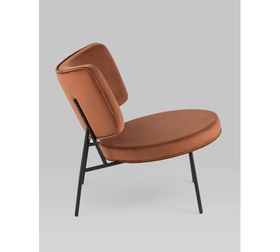 Кресло Стул Груп District Lounge велюр шоколадный LV-101-H23-01