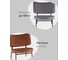 Кресло Стул Груп District Lounge велюр шоколадный LV-101-H23-01 6