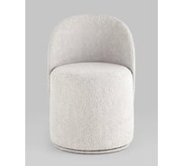 Пуф вращающийся Стул Груп Loreen букле светло-серый LV-100-S900-PM