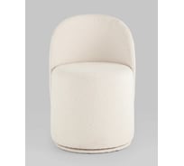 Пуф вращающийся Стул Груп Loreen букле белый LV-100-S000-PM