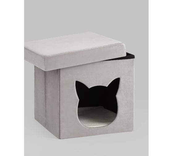 Пуф складной Стул Груп Store Pet с ящиком, серый HS-PT55 V15