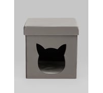 Пуф складной Стул Груп Store Pet с ящиком, антрацитовый комплект 4 пуфа HS-PT55 V17 BOX
