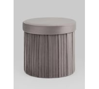 Пуф складной Стул Груп Store Round с ящиком, антрацитовый комплект 4 пуфа HS15-F11 V17 BOX
