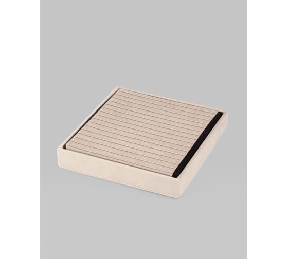 Пуф складной Стул Груп Store Square с ящиком, бежевый комплект 4 пуфа HS15-F12 V6 BOX
