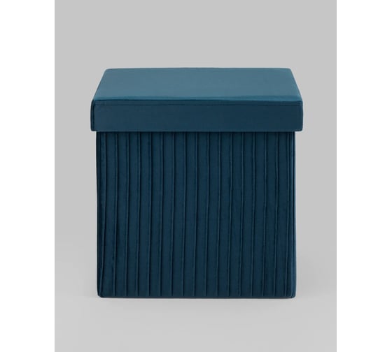 Пуф складной Стул Груп Store Square с ящиком, синий HS15-F12 V70