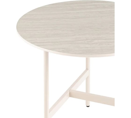 Столик журнальный Стул Груп круглый Make, кремовый HPL пластик B-3052-1 7458-06 creamy 68