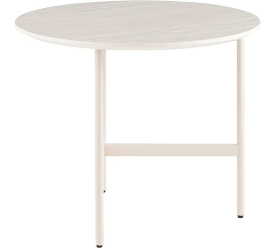 Столик журнальный Стул Груп круглый Make, кремовый HPL пластик B-3052-1 7458-06 creamy 68