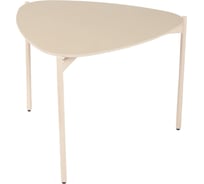 Столик журнальный Стул Груп треугольный Erida, керамика, кремовый B-3057-1 white