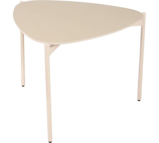 Столик журнальный Стул Груп треугольный Erida, керамика, кремовый B-3057-1 white 1
