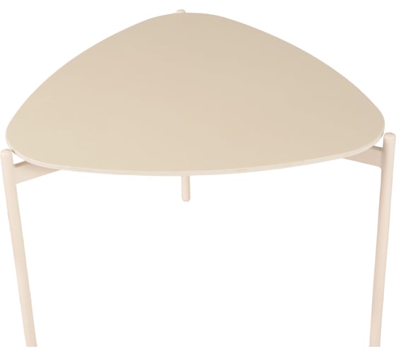 Столик журнальный Стул Груп треугольный Erida, керамика, кремовый B-3057-1 white