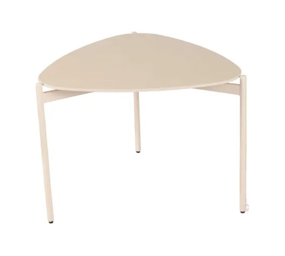 Столик журнальный Стул Груп треугольный Erida, керамика, кремовый B-3057-1 white