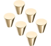 Ручка-кнопка Kerron Комплект из 6 шт, золото, K-1030 OT SET6(K-1030 OT)