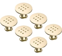 Ручка-кнопка Kerron Комплект из 6 шт, золото, K-1060 OT SET6(K-1060 OT)