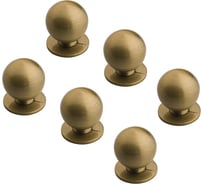 Ручка-кнопка Kerron Комплект из 6 шт, античная бронза, K-1120 AB SET6(K-1120 AB)