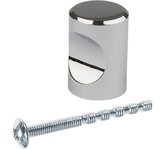 Ручка-кнопка Kerron Комплект из 8 шт K-1050, хром SET8(K-1050) 1