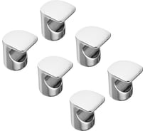 Ручка-кнопка Kerron Комплект из 6 шт, хром, K-1100 SET6(K-1100)