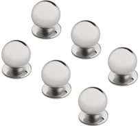 Ручка-кнопка Kerron Комплект из 6 шт, матовый хром, K-1120 SC SET6(K-1120 SC)