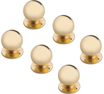 Ручка-кнопка Kerron Комплект из 6 шт, золото, K-1120 OT SET6(K-1120 OT)