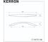 Ручка-скоба Kerron комплект из 8 шт LT-9070-96, хром SET8(LT-9070-96) 2