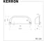 Ручка-ракушка Kerron комплект из 4 шт., 96 мм, RS-118-96 BL, черный матовый SET4(RS-118-96 BL) 2