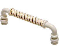 Ручка-скоба Kerron комплект из 4 шт., 96 мм, белый с золотом, RS-121-96 WG SET4(RS-121-96 WG)