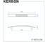 Ручка-скоба Kerron комплект из 8 шт LT-9071-128, хром SET8(LT-9071-128) 2