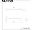 Ручка-скоба Kerron комплект из 2 шт 192 мм S-4116-192 BSG, матовое золото SET2(S-4116-192 BSG) 2