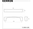 Ручка-скоба Kerron комплект из 2 шт, 128 мм, графит, S-2621-128 GF SET2(S-2621-128 GF) 2