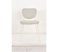 Стул для кухни обеденный Стул Груп Gigi, серый, белые ножки DRC-9155 URL57-17 White-2