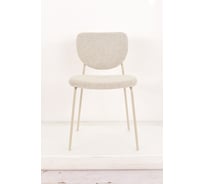 Стул для кухни обеденный Стул Груп Gigi, серо-бежевый букле, кремовые ножки DRC-9155-B URL426-2 Creamy