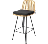 Стул полубарный Bergenson Bjorn Vetle Flat, ротанг BB0000821