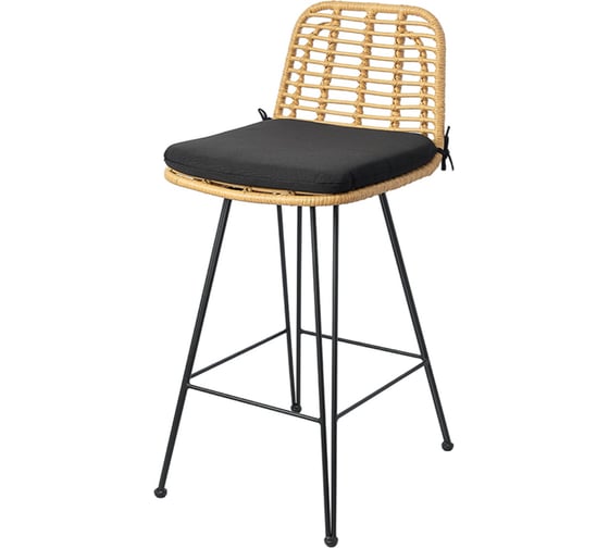 Стул полубарный Bergenson Bjorn Vetle Flat, ротанг BB0000821