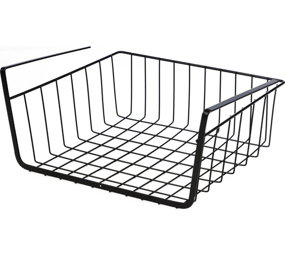 Корзинка навесная полочная Mallony L’ordine Nero, 31,5x24,5x14 см 107582 1