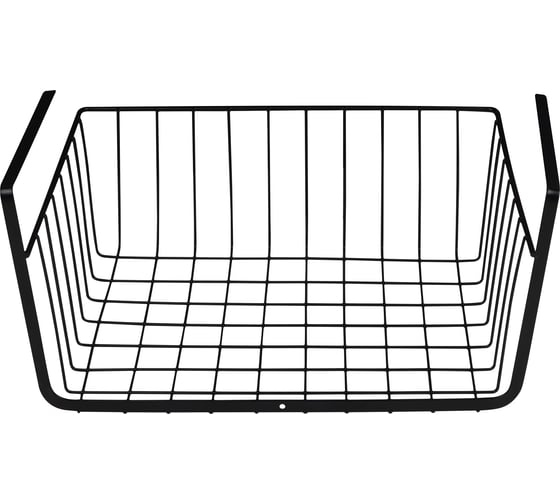 Корзинка навесная полочная Mallony L’ordine Nero, 31,5x24,5x14 см 107582