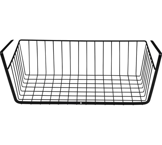 Корзинка навесная полочная Mallony L’ordine Nero, 40x24,5x14 см 107583