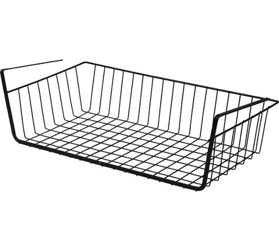 Корзинка навесная полочная Mallony L’ordine Nero, 48x24,5x14 см 107584